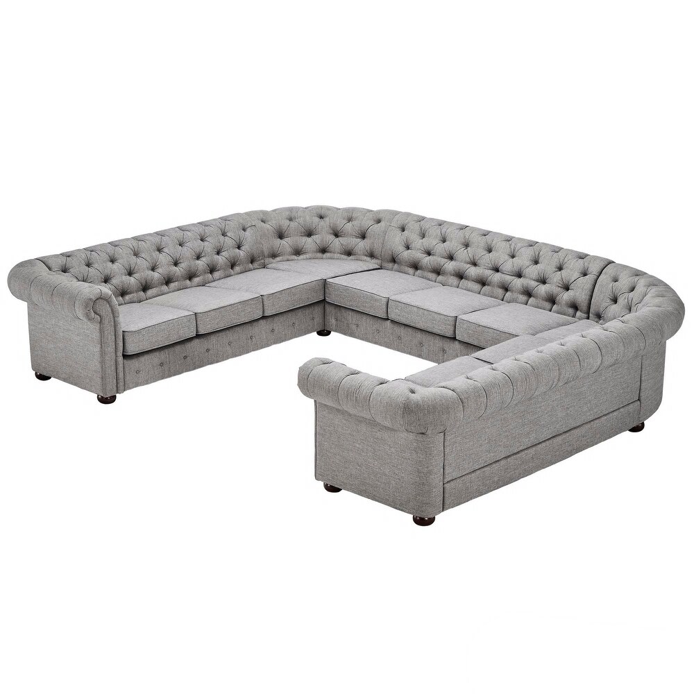 Knightsbridge Chesterfield 11 Seat Sectional by iNSPIRE Q Artisan