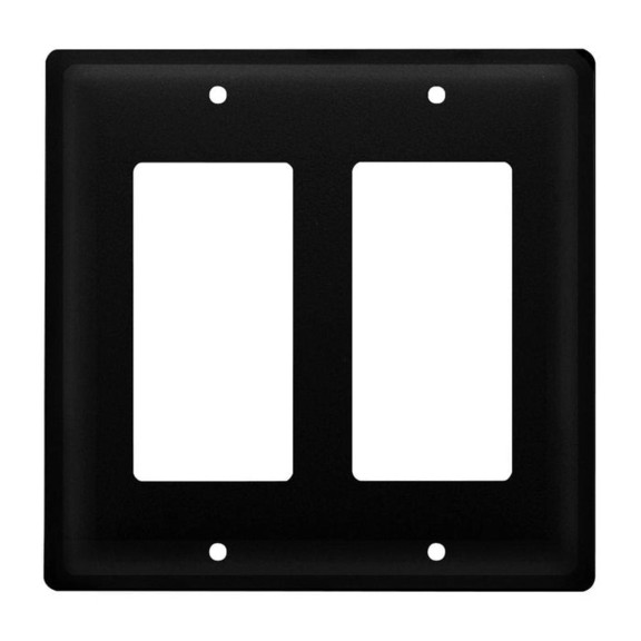 Village Wrought Iron EGG 87 Plain   Double GFI Cov...