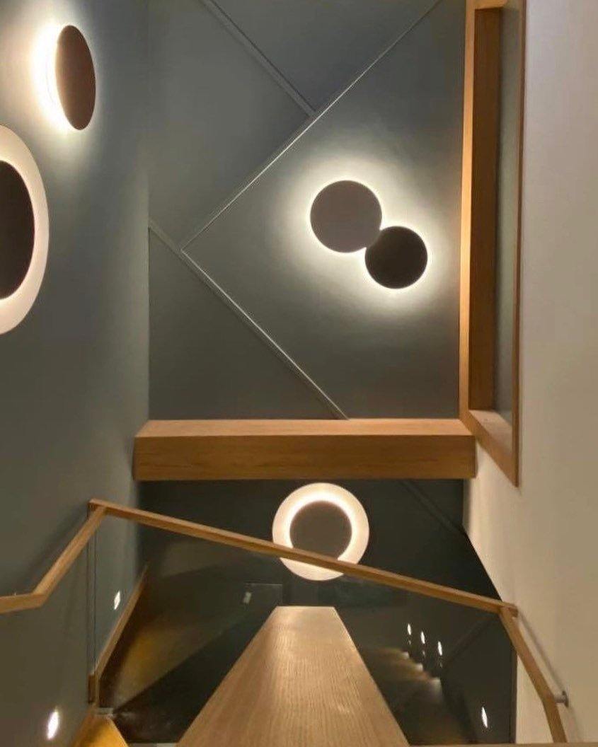 Geometric Disc Wall Lamp