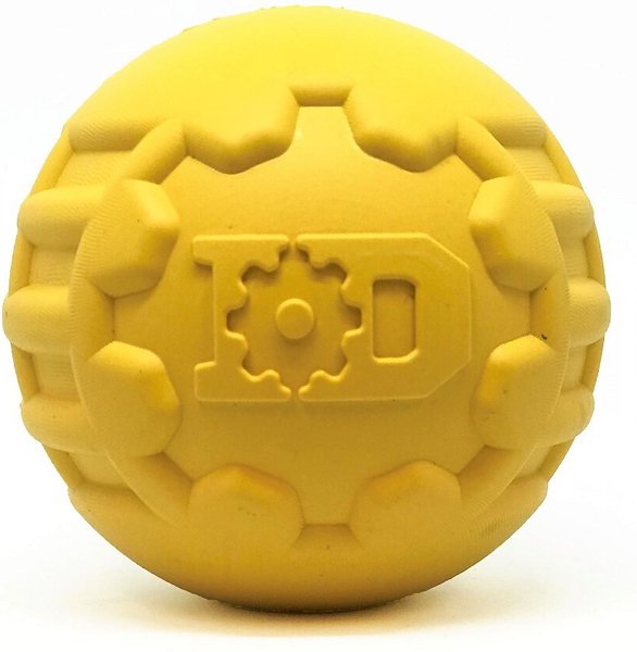 SodaPup Gear Ball Durable Rubber Chew and Retrieving Dog Toy