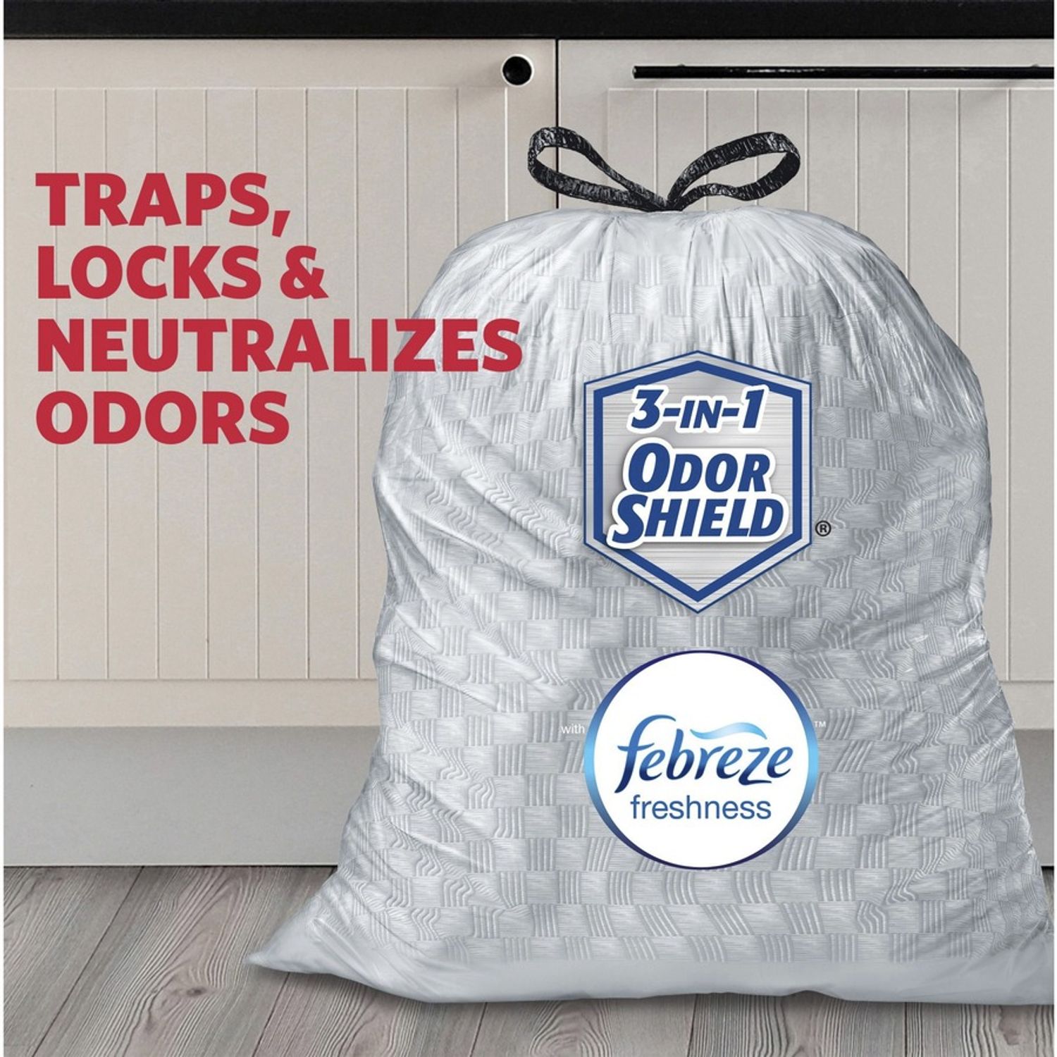 ForceFlex Tall Kitchen Drawstring Trash Bags by The Clorox Company CLO78563