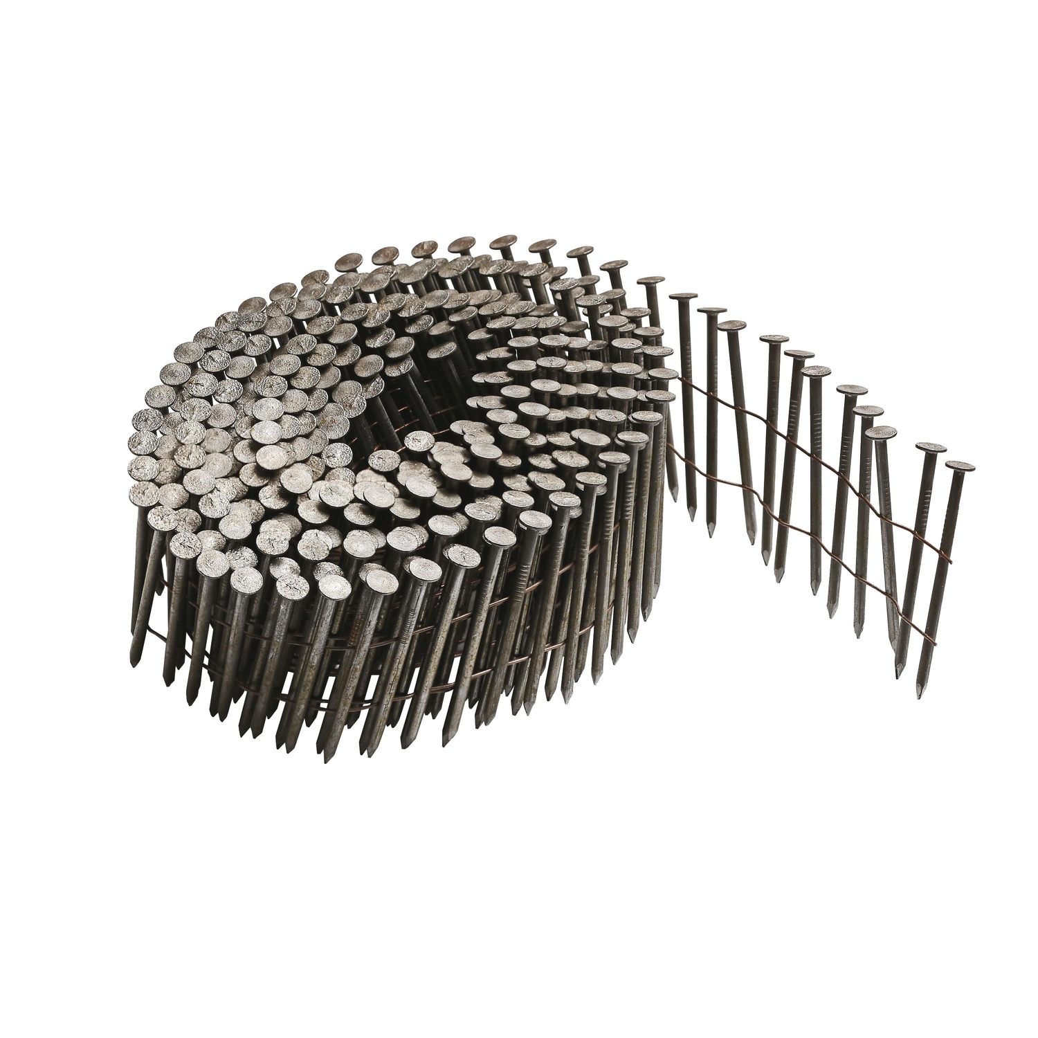 Bostitch 1-3/4 in. 11 Ga. Wire Coil Stainless Steel Siding Nails 15 deg 1，800 pk