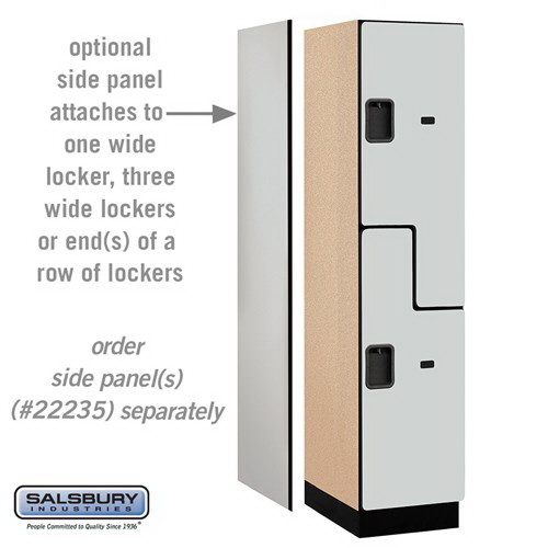 Salsbury Industries 18 Wide Double Tier 'S' Style...