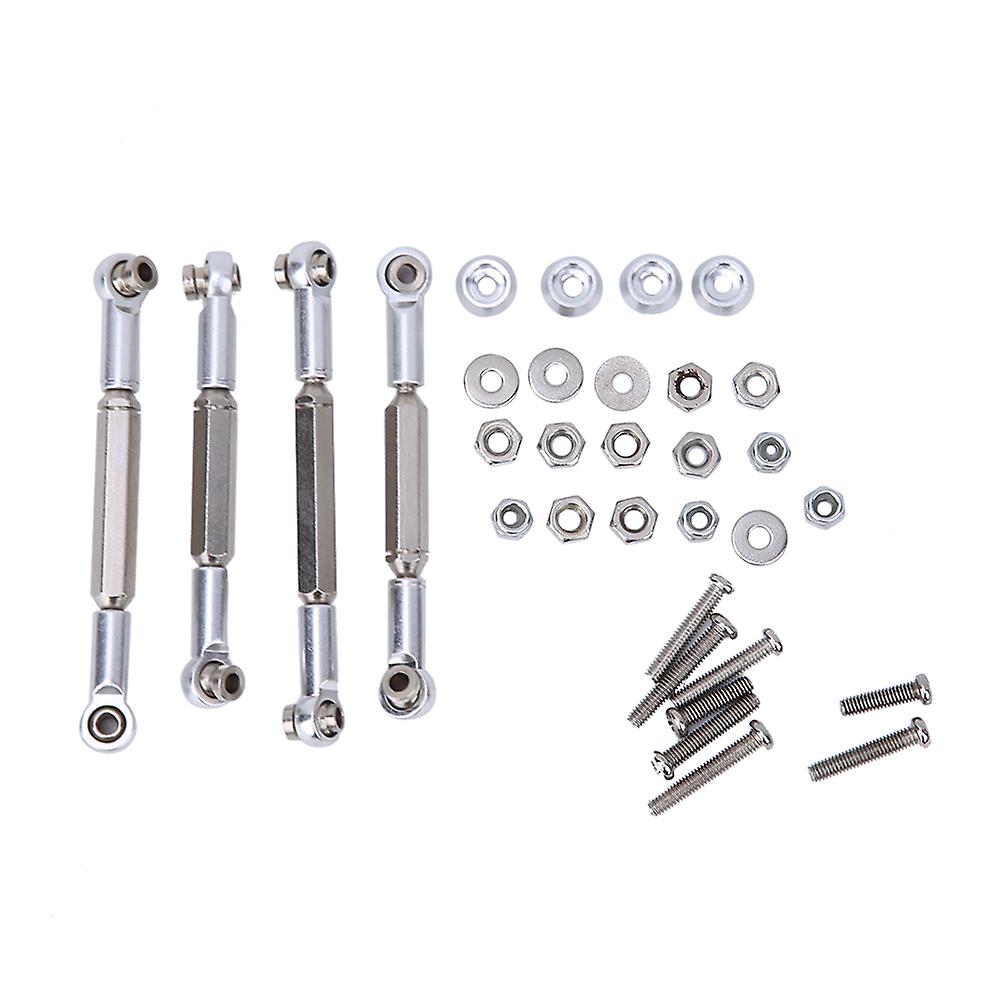 Metal Front And Rear Hex Tie Rod Fit For Mn-d90 Mn-99 Mn-91 Fj-45 Upgrade Accessoriessilver Mn-004s