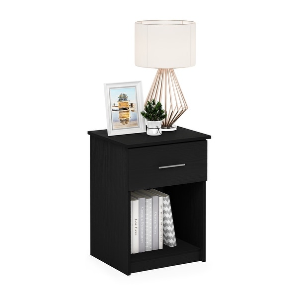 Furinno Tidur Nightstand with Handle with One Drawer