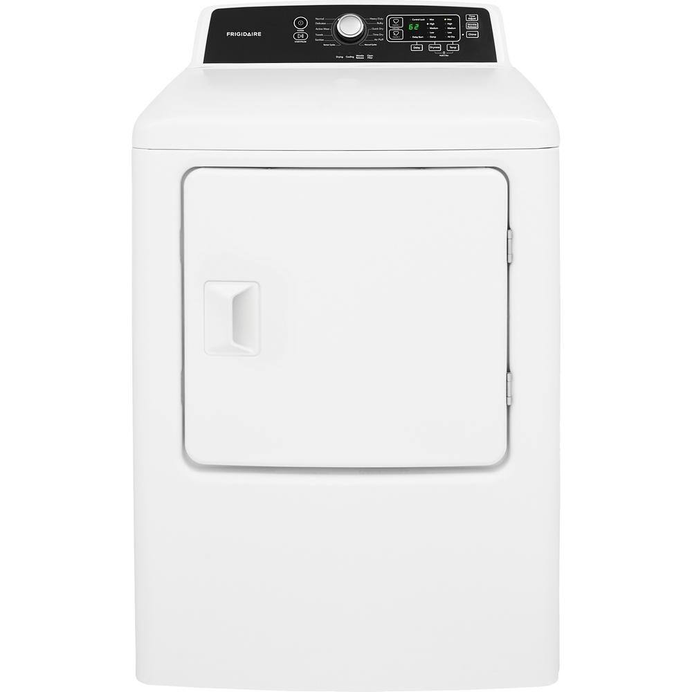 Frigidaire 6.7 cu. ft. White Free Standing Electric Dryer FFRE4120SW