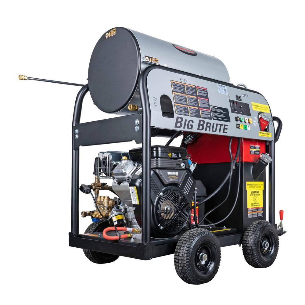 SIMPSON Big Brute 4000 PSI 4.0 GPM Gas Hot Water Pressure Washer with VANGUARD V-Twin Electric Start Engine 65105