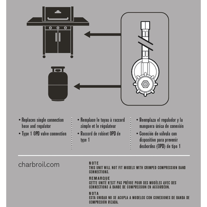 HOSE AND ADAPTER 4FT UNV