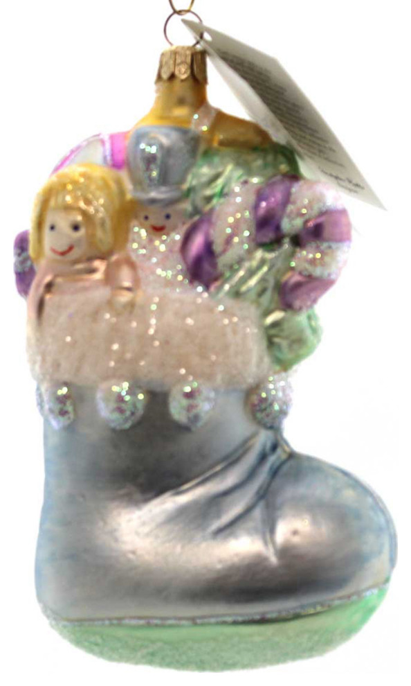 Christopher Radko BEAUTIFUL BOOTYFULL Glass Sugar Frost Follies   Christmas Ornaments   by Story Book Kids Inc  Houzz