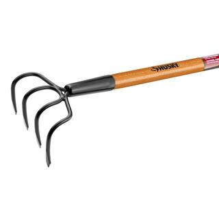 Husky 51 in. L Wood Handle 4-Tine Cultivator 77815-944