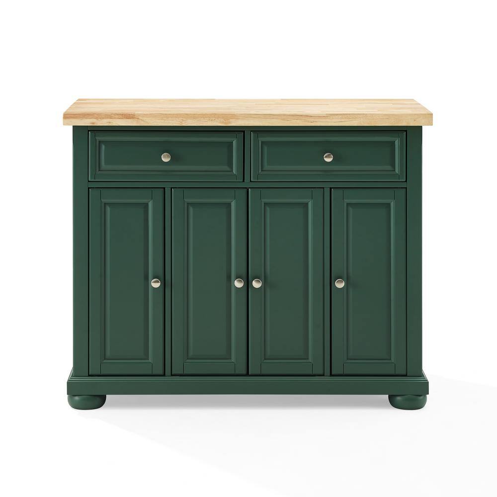 CROSLEY FURNITURE Madison Emerald Green Kitchen Island CF3021-EM