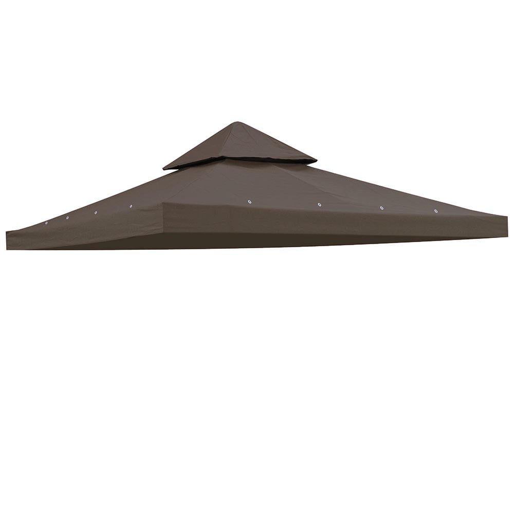 Yescom 2-Tier 9.76'x9.76' Replacement Gazebo Canopy Top Patio Cover