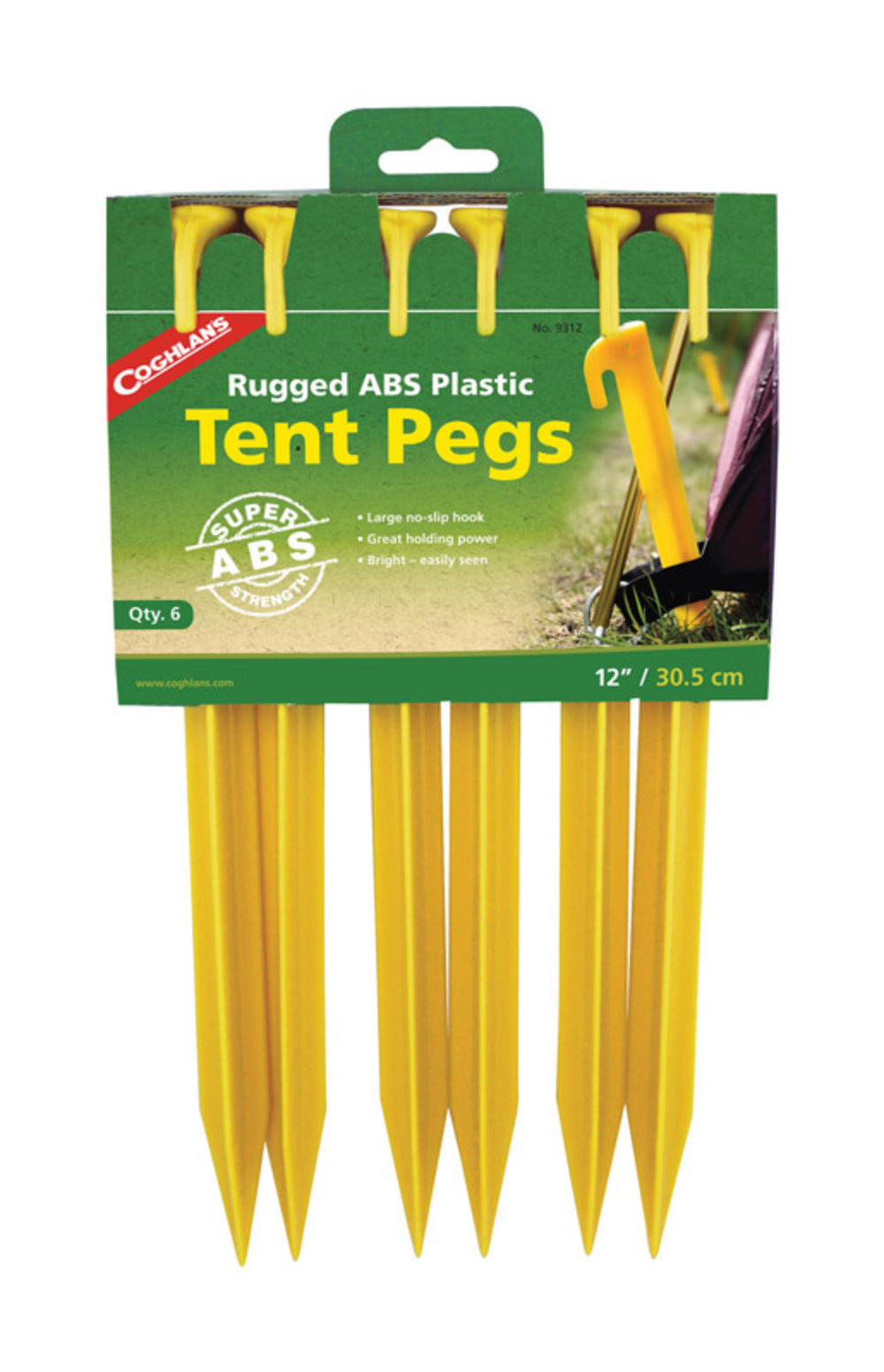 TENT PEGS PLSTC12