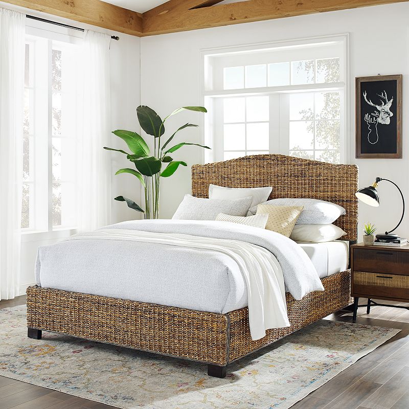 Crosley Serena Queen Bed Frame💝(LAST DAY CLEARANCE SALE 70% OFF)