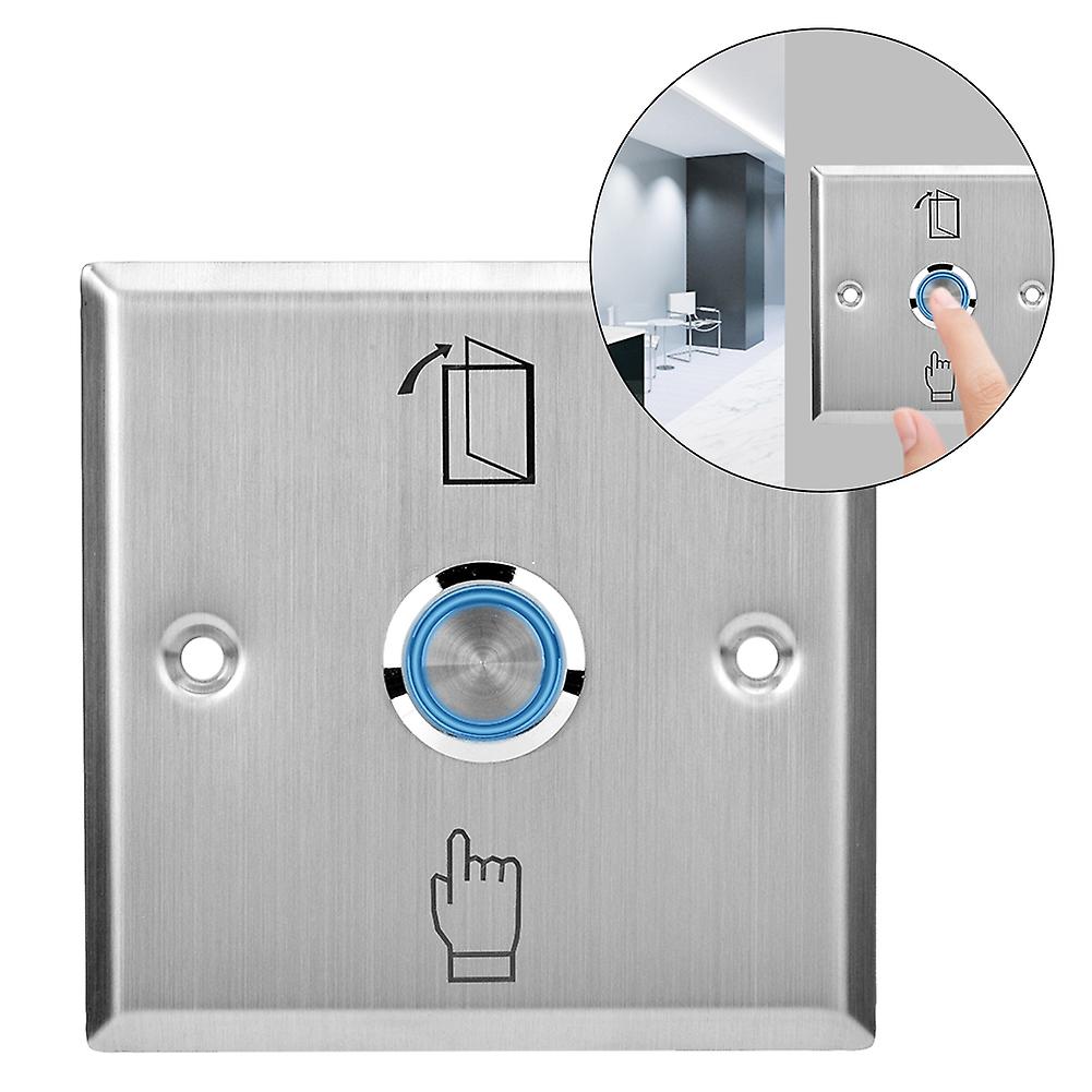 Door Access Control System Exit Button Door Push Release Switch With Indicator Light