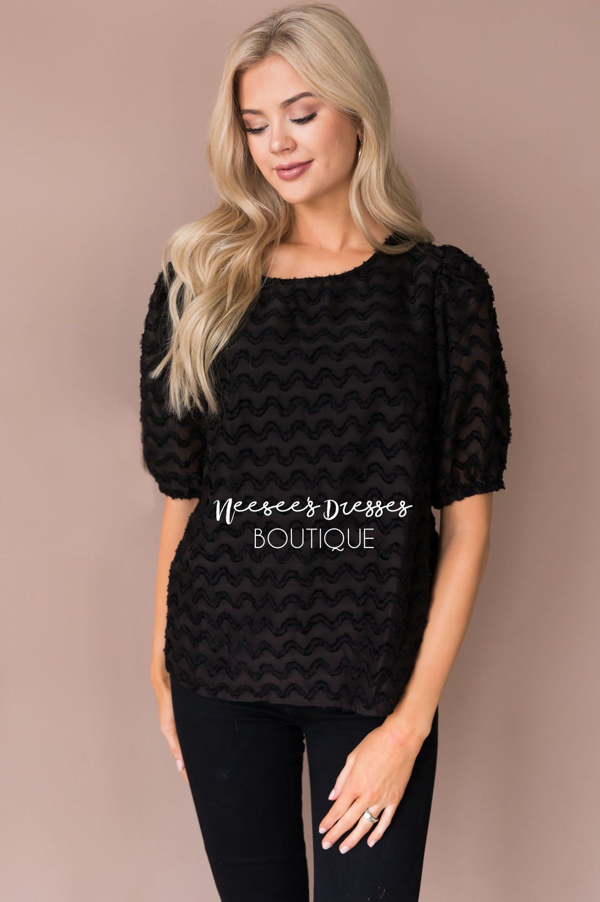 Brighter Days Textured Blouse