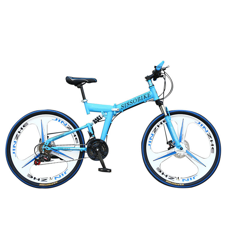 Bicycle supplier foldable frame full suspension cycle mountainbike folding mountain bike bicycle 26 inch cycle