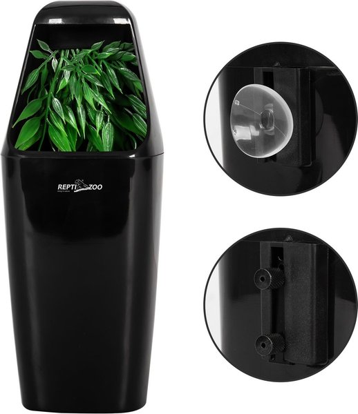 REPTI ZOO Automatic Drinking Fountain Reptile Water Dispenser for Chameleon