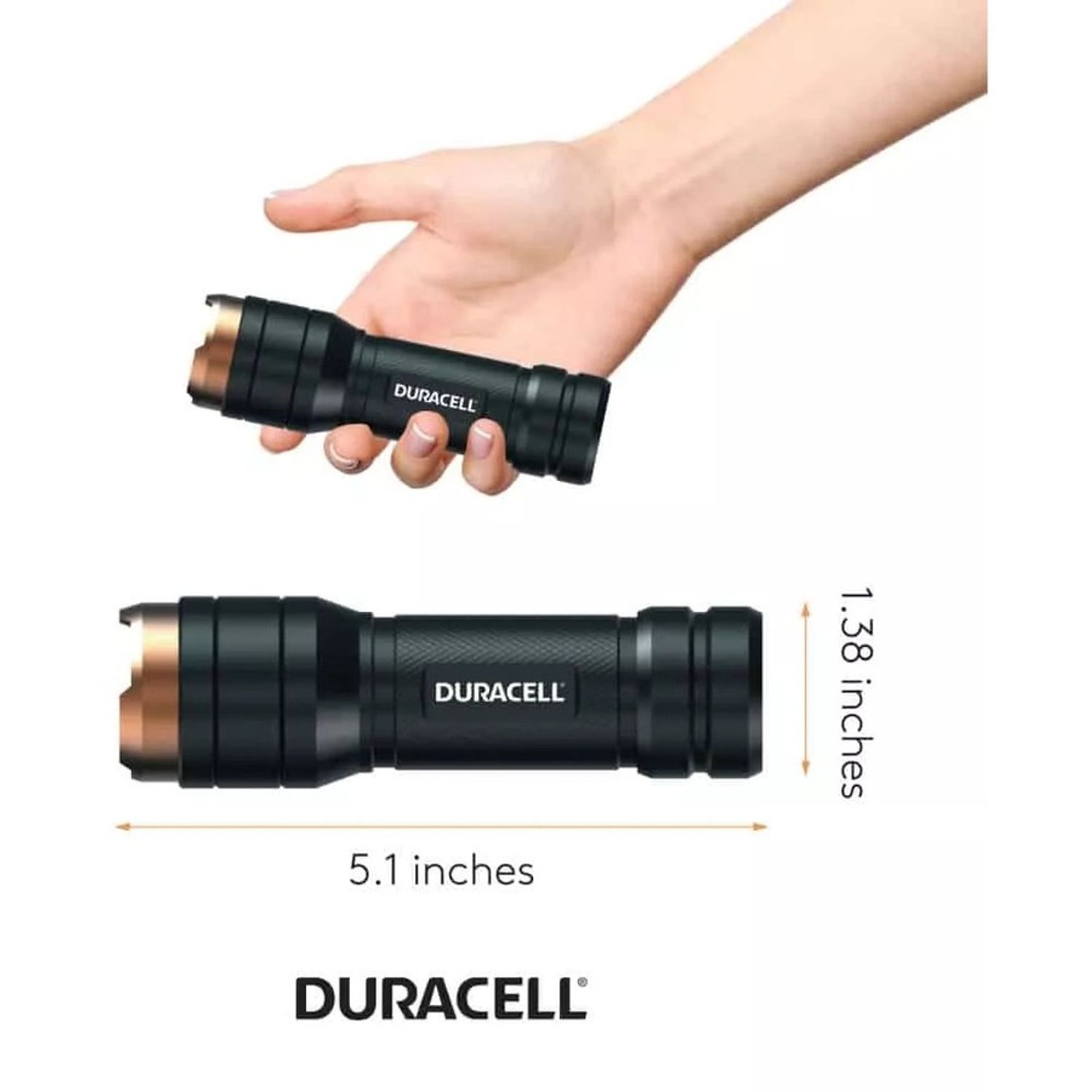 Aluminum LED Flashlight by Duracell Inc. DUR8234DF250