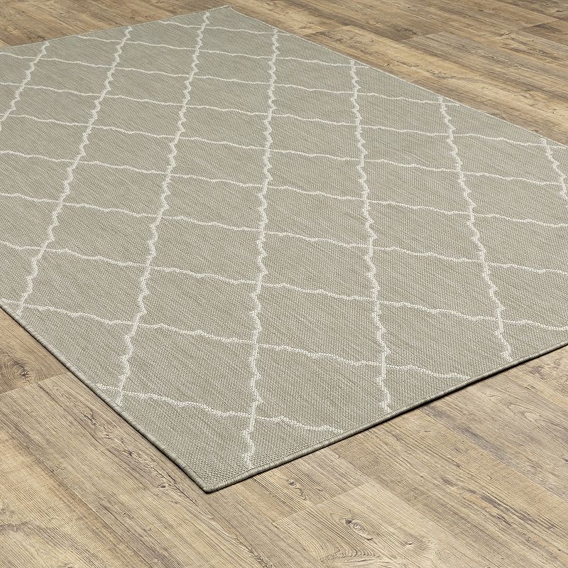 StyleHaven Porter Diamonds Indoor Outdoor Area Rug