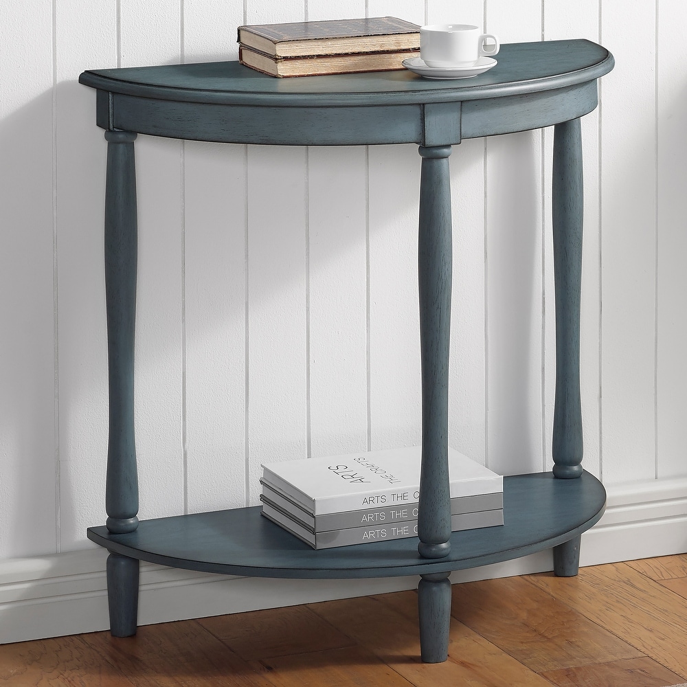 Landree Country 28 inch Wood 1 Shelf Entryway Table by Furniture of America