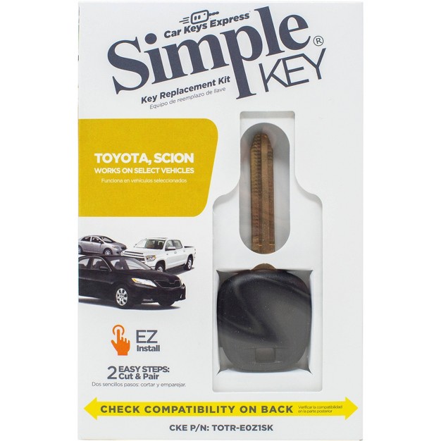 Car Keys Express Toyota Simple Key Totr e0z1sk