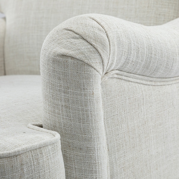 Myrrha Armchair with Turned Legs by HULALA HOME