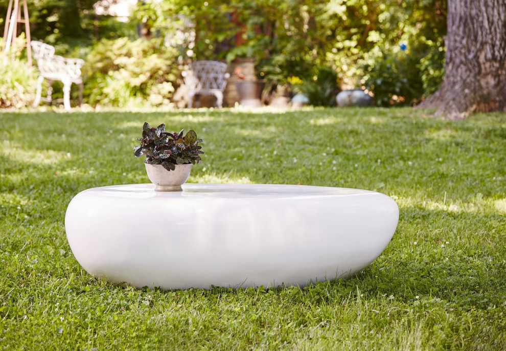 River Stone Cocktail Table Gel Coat   Contemporary   Outdoor Coffee Tables   by Phillips Collection  Houzz