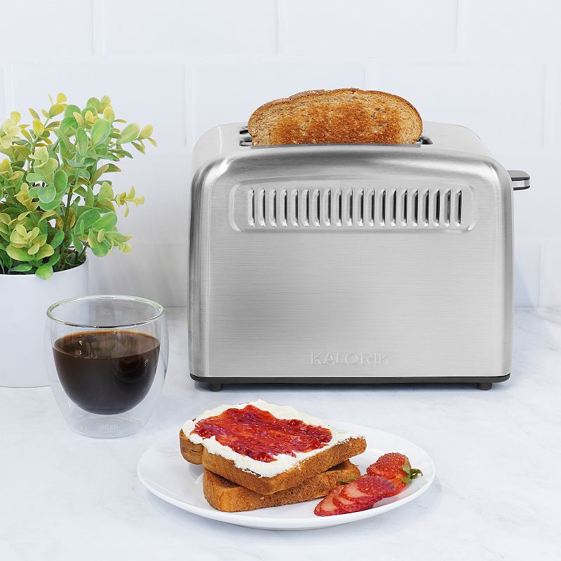 Kalorik 2-Slice Touchscreen Stainless Steel Rapid Toaster