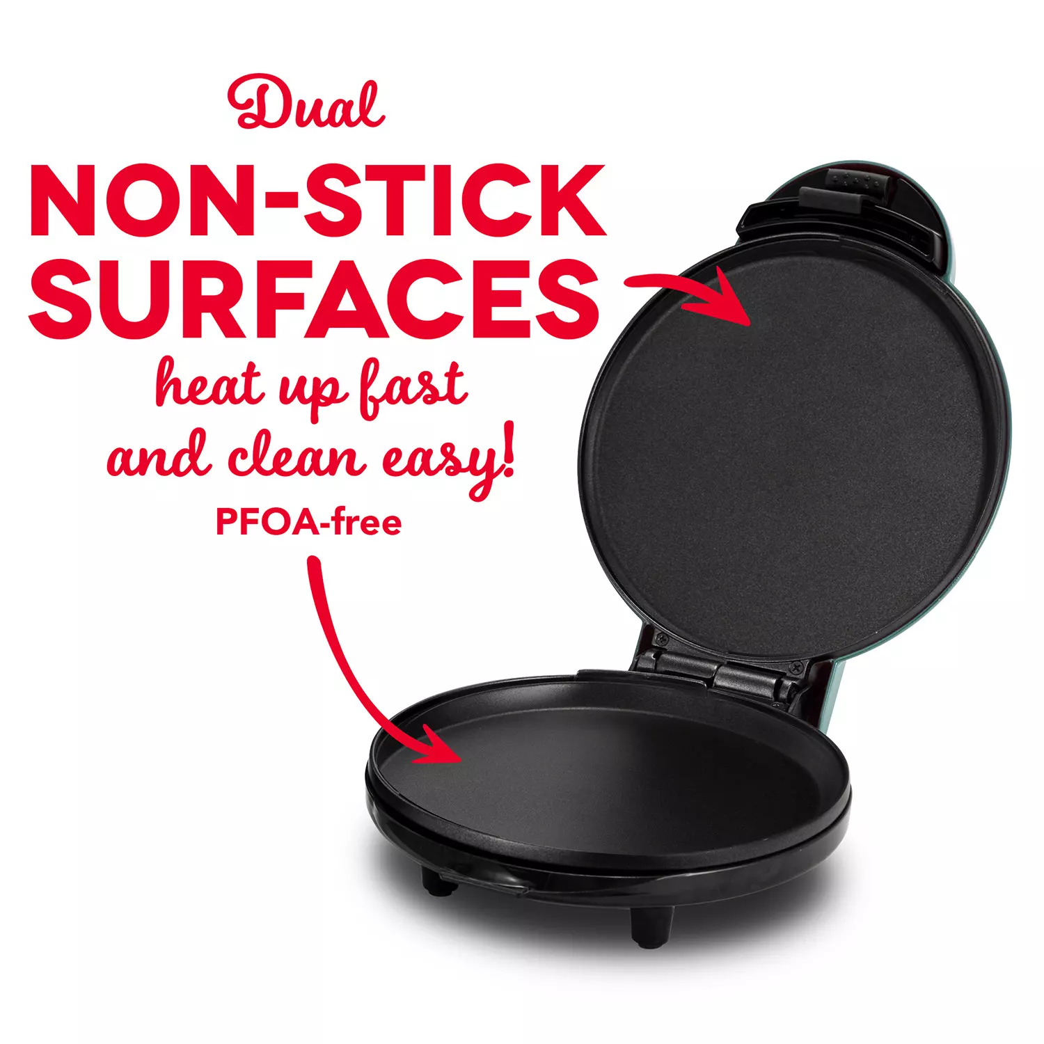 Dash 8 Express Nonstick Electric Griddle - Aqua