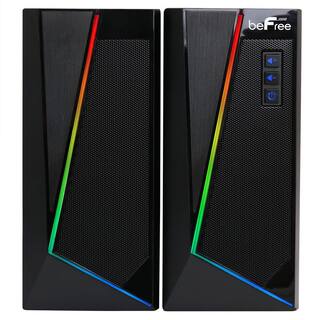 BEFREE SOUND 2.0 Computer Gaming Speakers with LED RGB Lights 985117832M