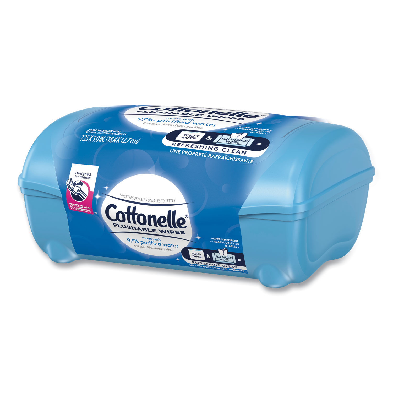 Fresh Care Flushable Cleansing Cloths by Cottonelleandreg; KCC36734