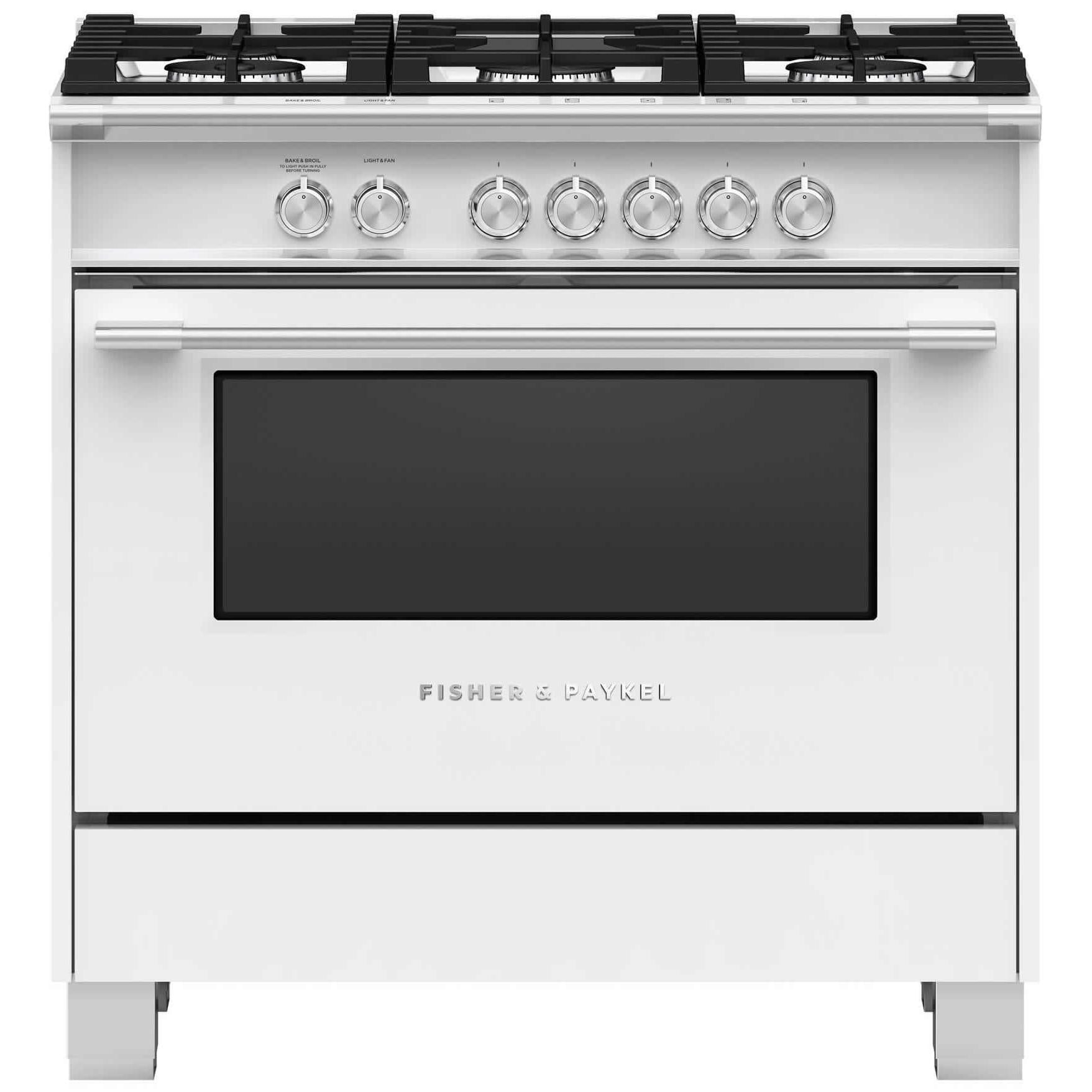 Fisher & Paykel 36-inch Freestanding Gas Range with AeroTech? Technology OR36SCG4W1