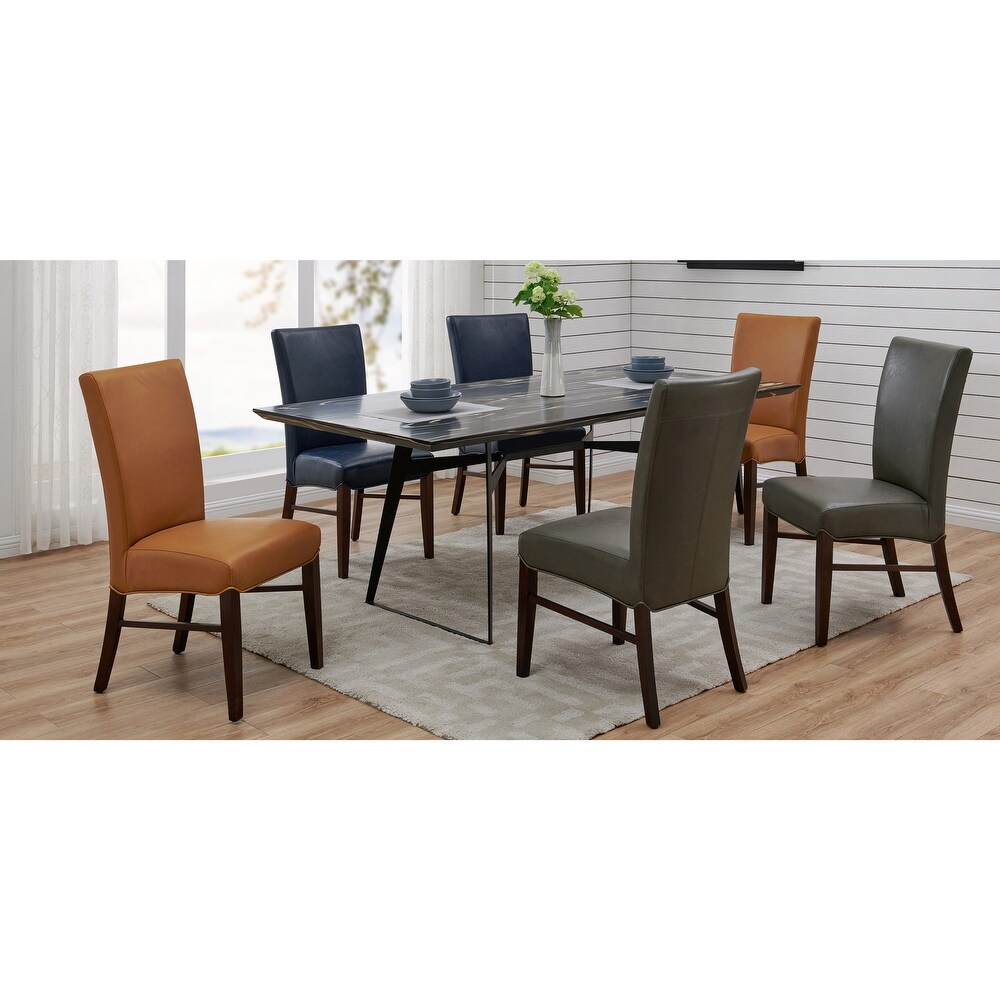 Milton Bonded Leather Dining Chairs (Set of 2)   na