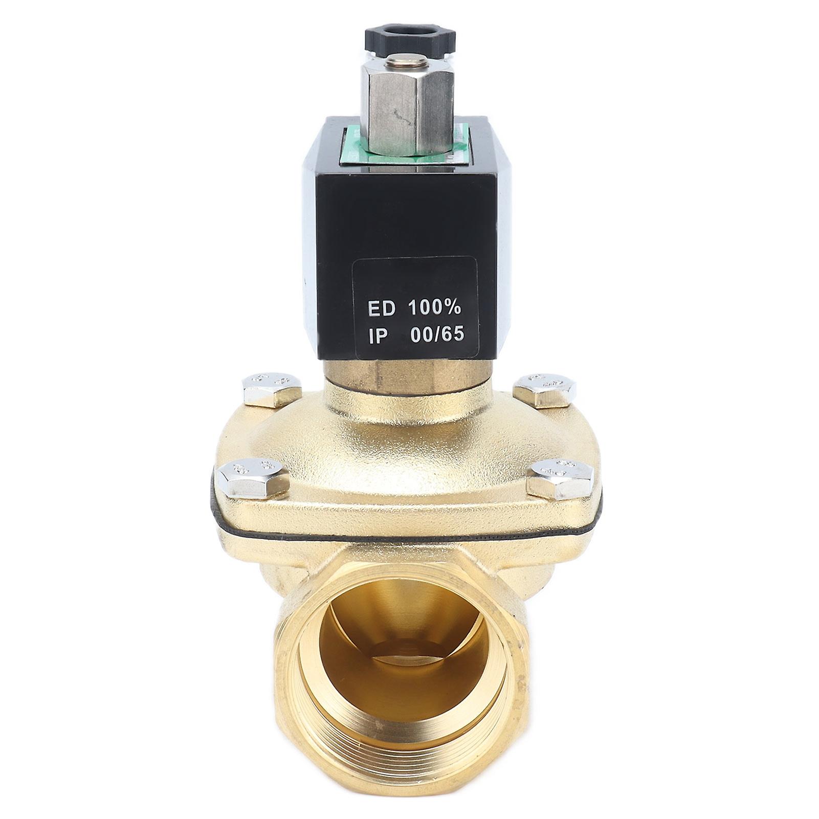 Brass Solenoid Valve Normally Open Electric Solenoid Valve For Mechanical Engineering Automation Equipmentac110v