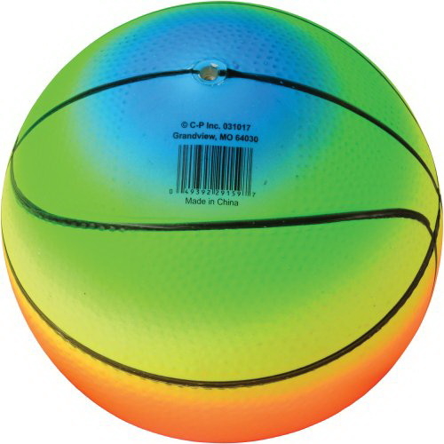 U.S. Toy GS828 Rainbow Basketballs / 5 inch