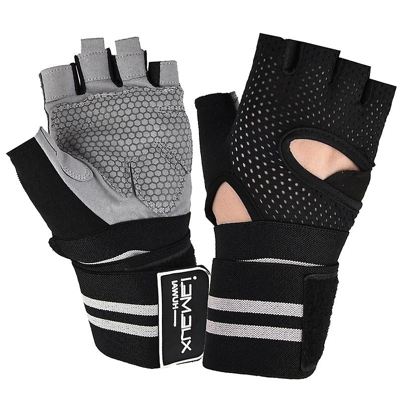 Fitness Gloves Half Finger Sports Outdoor Equipment Training Wear Resistant Non Slip Single Bar Dumbbell Gloves