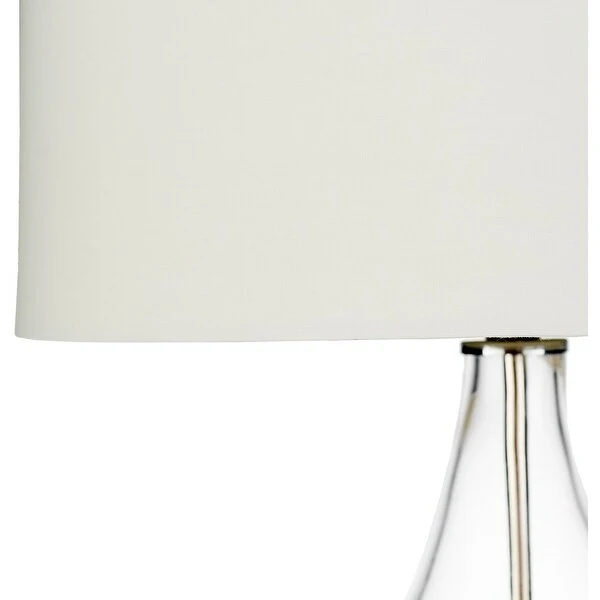 Debi Painted Glass 28-inch Mid-Century Table Lamp - 13.5