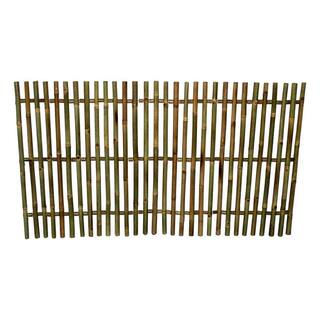 MGP 5 ft. L x 3 ft. H Bamboo Picket Rolled Fence Even Top NBF-36E