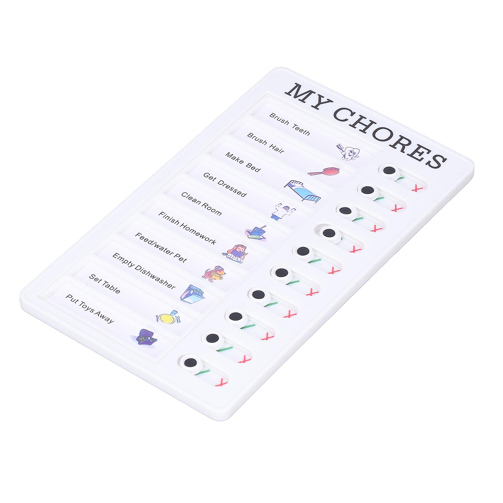 Chore Chart Memo Boards Portable Detachable Message Board Feel Comfortable PVC Kids Chore Chart for Kids Learn PlanningMY CHORES