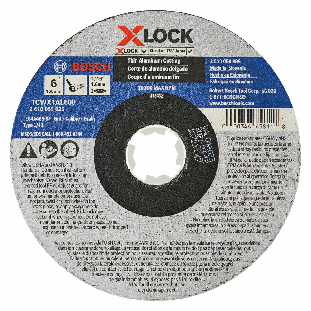 Bosch Metal Cutting Abrasive Wheel 6