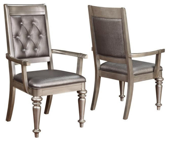 Emma Mason Signature Eustace Upholstered Arm Chairs  Set of 2   Traditional   Dining Chairs   by Emma Mason  Houzz