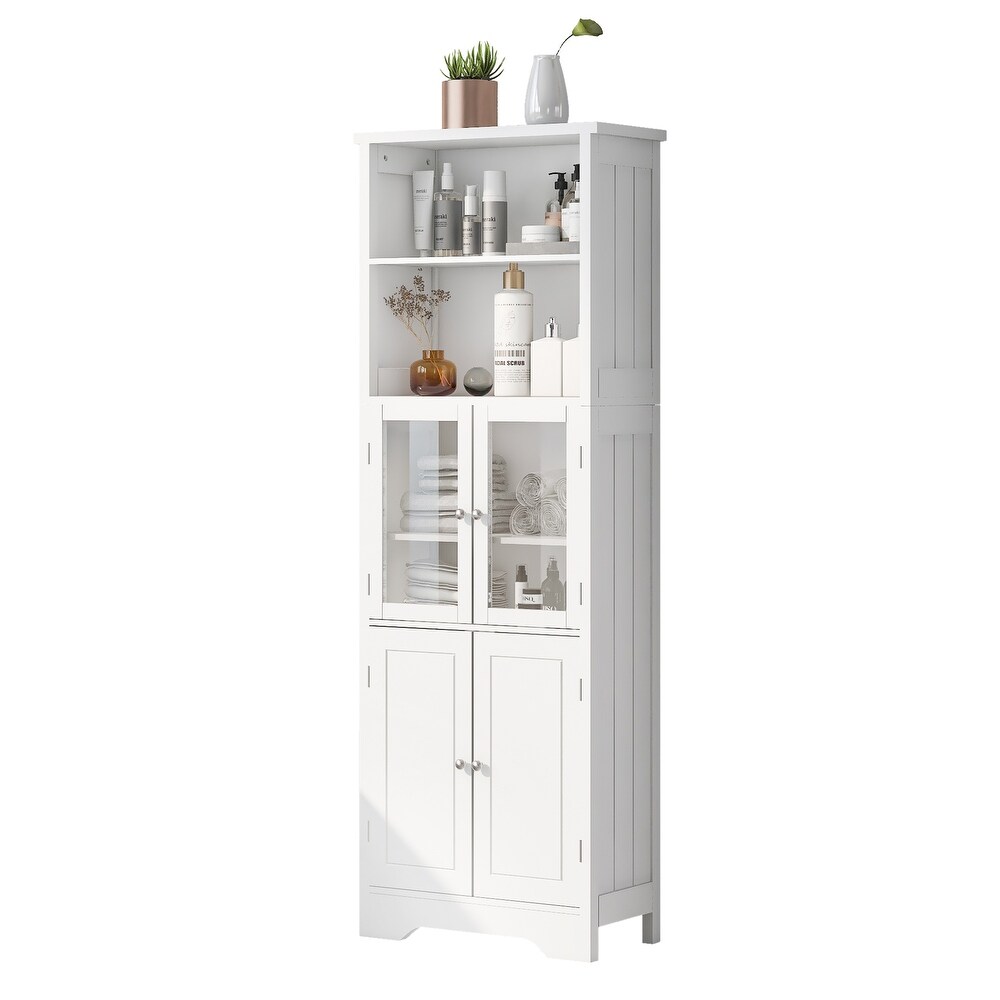 Tall Storage Cabinet with Shelves