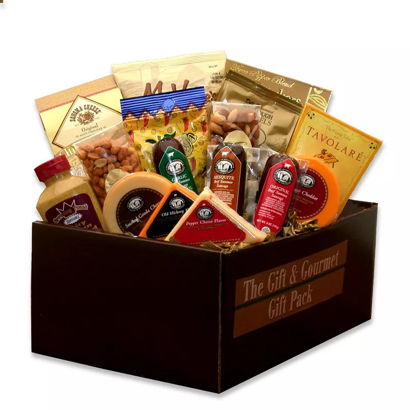 GBDS Savory Selections Gift and Gourmet Gift Pack - Meat and cheese gift pack