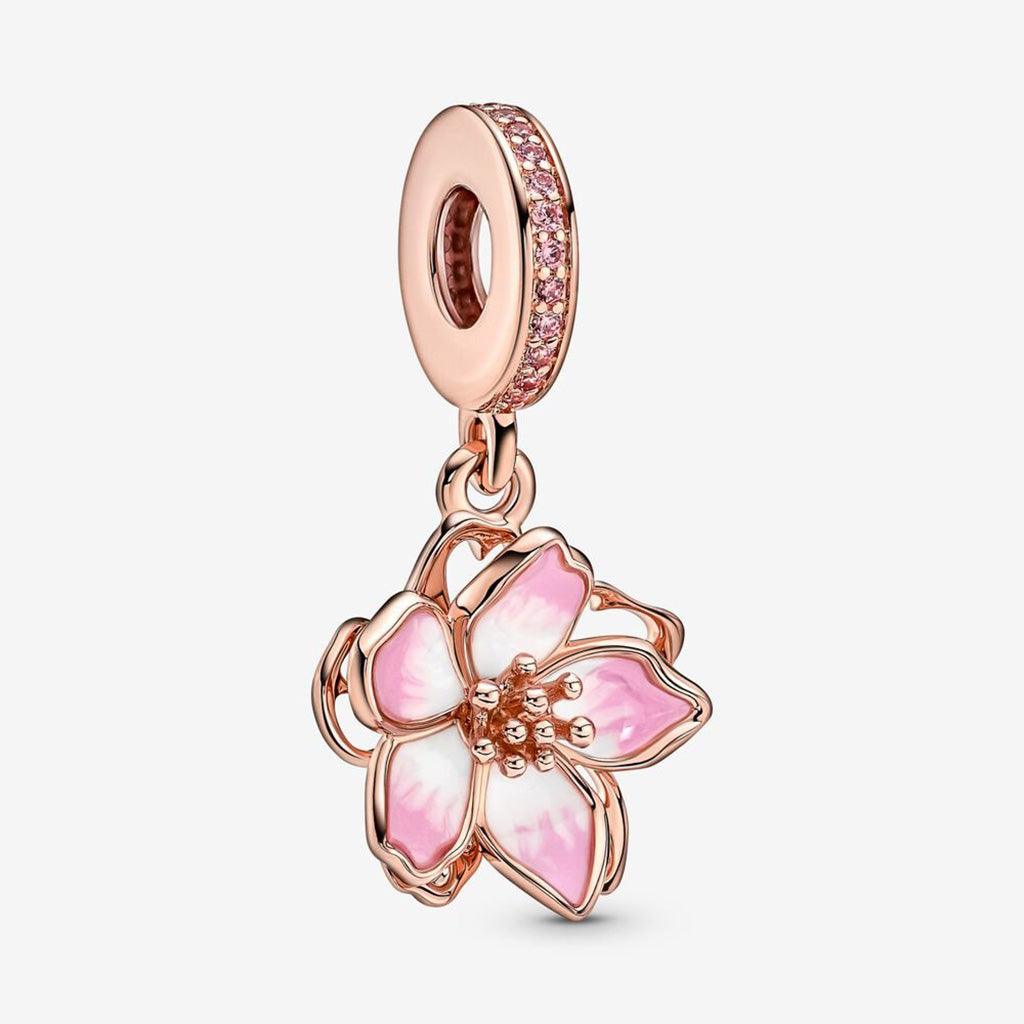 PANDORA  Cherry Blossom Dangle Charm