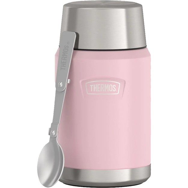 Thermos 24 Oz Icon Vacuum Insulated Stainless Steel Food Jar W Spoon