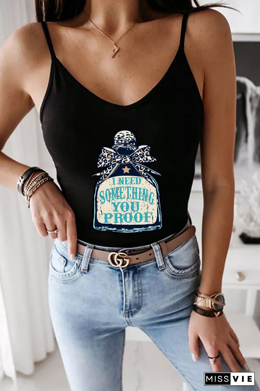 I need something you proof Print Slip Tank Top Wholesale