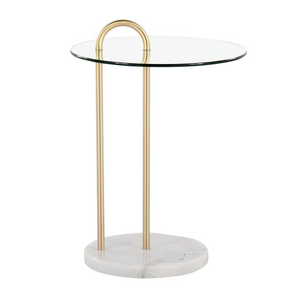 Silver Orchid Battista Side Table