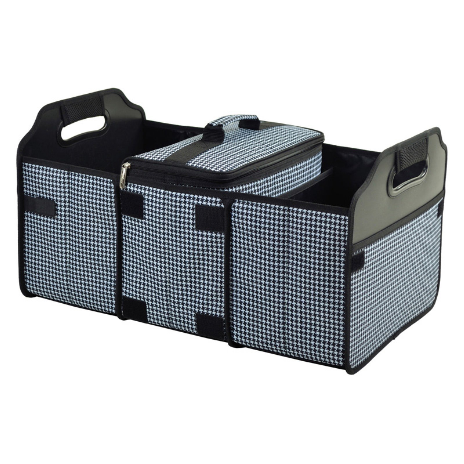 Picnic at Ascot Houndstooth Trunk Organizer and Cooler Set