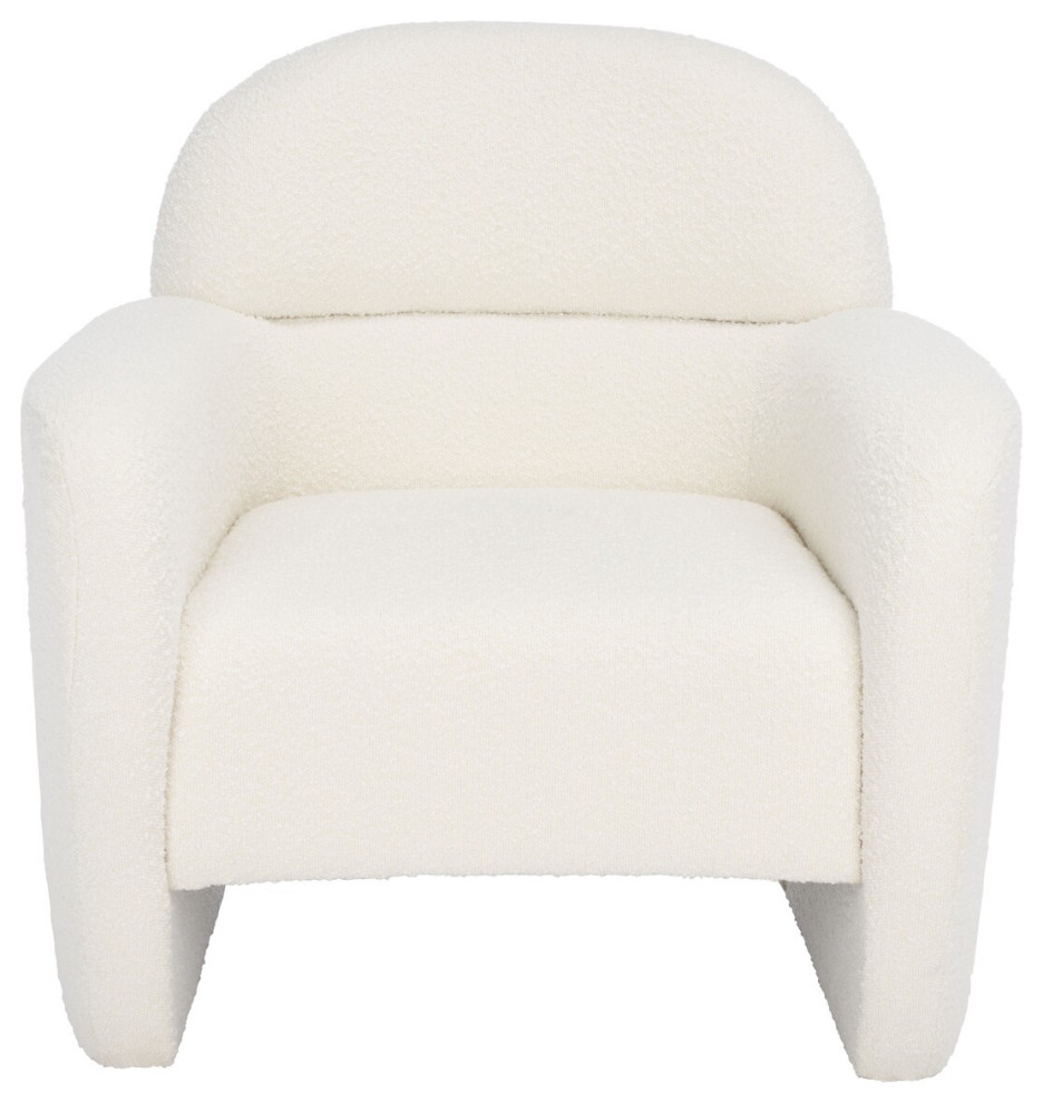 Safavieh Couture Bellamaria Boucle Accent Chair Ivory   Contemporary   Armchairs And Accent Chairs   by Safavieh  Houzz